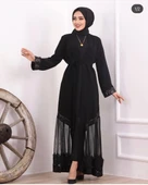 Modatalika Yeni sezon Kadın Ferace Abaya thumbnail 7