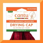 Cantu Mikrofiber Saç Kurutma Bonesi - Bordo thumbnail 1