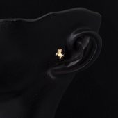 14 Ayar Altın Tragus Piercing Küpe thumbnail 2