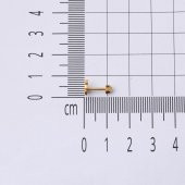 14 Ayar Altın Tragus Piercing Küpe thumbnail 6