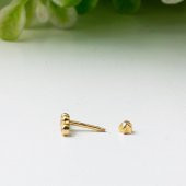 14 Ayar Altın Piercing Tragus Küpe thumbnail 3