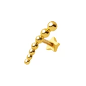 14 Ayar Altın Piercing Tragus Küpe thumbnail 1