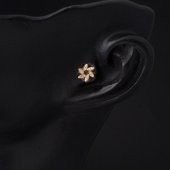 14 Ayar Altın Piercing Tragus Küpe thumbnail 2