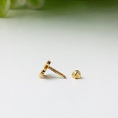 14 Ayar Altın Piercing Tragus Küpe thumbnail 3