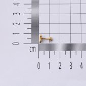 14 Ayar Altın Piercing Tragus Küpe thumbnail 6