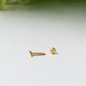 14 Ayar Altın Meta Piercing Tragus Küpe thumbnail 3