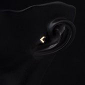 14 Ayar Altın Tragus Piercing Küpe thumbnail 2