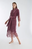 Uzun Şalyaka Dantelli Bambo Cotton thumbnail 9