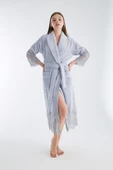 Uzun Şalyaka Dantelli Bambo Cotton thumbnail 12