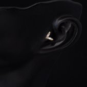 14 Ayar Altın Tragus Piercing Küpe thumbnail 2