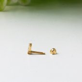 14 Ayar Altın Tragus Piercing Küpe thumbnail 3