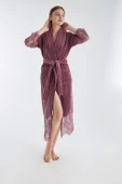 Uzun Şalyaka Dantelli Bambo Cotton thumbnail 8