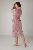 Uzun Şalyaka Dantelli Bambo Cotton thumbnail 6
