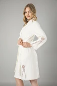 Dantelli Bambo Cotton Bayan Bornozu thumbnail 2