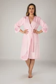 Nuşa Kimono Nakışlı Cotton Bayan Bornozu thumbnail 3