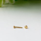 14 Ayar Altın Tektaş Tragus Piercing Küpe thumbnail 3