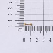14 Ayar Altın Tektaş Tragus Piercing Küpe thumbnail 6