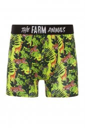 Farm Animals Tropical Desenli Boxer thumbnail 1