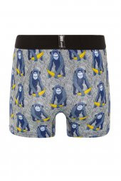 Farm Animals Monkey Banana Bue Desenli Boxer thumbnail 2