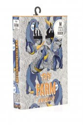 Farm Animals Monkey Banana Bue Desenli Boxer thumbnail 5