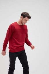 Erkek Bordo Sweatshırt Forward Maroon thumbnail 1