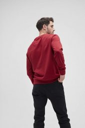 Erkek Bordo Sweatshırt Forward Maroon thumbnail 4