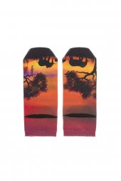 Farm Animals Sunset Desenli Soket Çorap thumbnail 2
