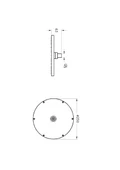 VitrA Origin Duş Başlığı Mat Siyah A4563836 thumbnail 2