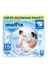 Molfix 5 Beden Junior 156lı Bebek Bezi thumbnail 4