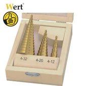 Wert W3500 3lü Kademeli Saç Delme Seti thumbnail 1