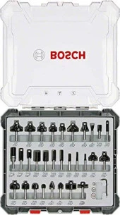 Bosch Freze Uç Seti 8mm 30 Parça thumbnail 1