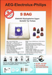 PHİLİPS -S-BAG SÜPÜRGE TORBASI 5 ADET thumbnail 1