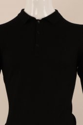 Slim Fit Yünlü Düğmeli Triko thumbnail 3
