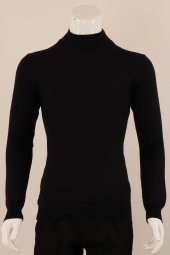 Slim Fit Yünlü Boğazlı Triko thumbnail 4