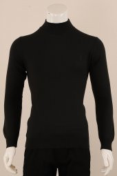 Slim Fit Yünlü Boğazlı Triko thumbnail 10