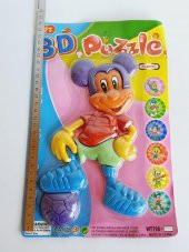 3D Eğitici Magnet Puzzle 23cm (Fare) thumbnail 7