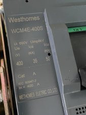 Westhomes 400A 8kV Kaçak Akım Korumalı Şalter WCM4E-400S thumbnail 2