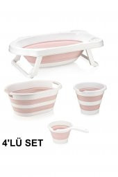 Katlanabilir Banyo Seti Pudra 4 lü Set thumbnail 1