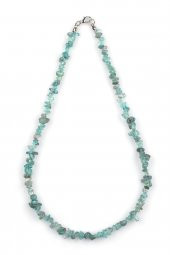 Apatit Doğal Taş Kırık Taş Kolye thumbnail 1