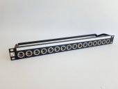 Argosy 16 Port Erkek Xlr Patchbay Panel DP-00-0016 thumbnail 1