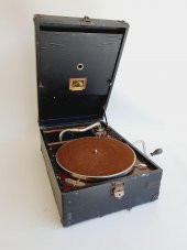 His Master's Voice Antika Çanta Gramofon 082 thumbnail 6