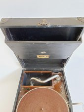 His Master's Voice Antika Çanta Gramofon 082 thumbnail 9
