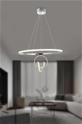 Eray Aydınlatma 2021-30 KR Led Krom Avize thumbnail 1