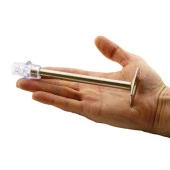 Kapı Stoperi Tamponu 15 cm Krom Metal Vidalı Kapı Stopu Silikonlu thumbnail 2