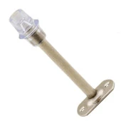 Kapı Stoperi Tamponu 15 cm Krom Metal Vidalı Kapı Stopu Silikonlu thumbnail 6
