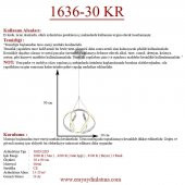 Eray Aydınlatma 1666-30 Krom Led Avize thumbnail 4