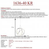Eray Aydınlatma 1666-40 Krom Led Avize thumbnail 3