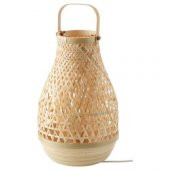 Bambu Abajur MeridyenDukkan Bambu, 36 cm Masa Lambası Dekorasyon thumbnail 1