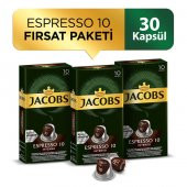 Jacobs Espresso 10 Intenso Kapsül Kahve 30 Kapsül thumbnail 1