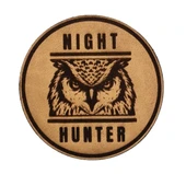 BAYKUŞ Night Hunter- Deri PEÇ - Arma - Askeri Patch thumbnail 1